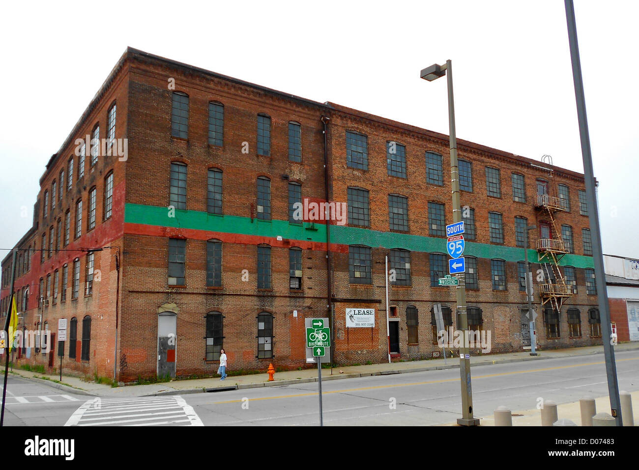 Parker Metal Company auf West Ostende in Baltimore. Auf dem NRHP Stockfoto