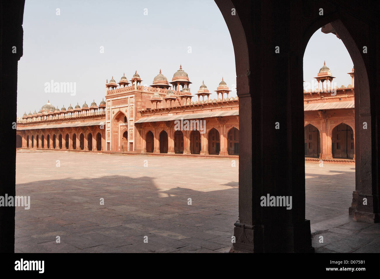 Königstor in Fatehpur Sikri, Uttar Pradesh, Indien, UNESCO-Weltkulturerbe. Stockfoto