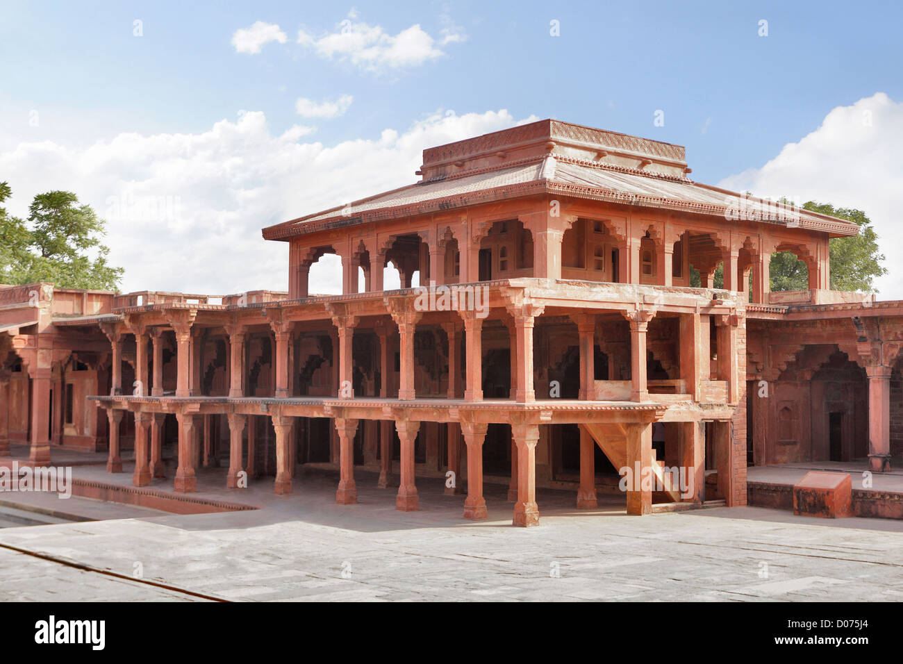 Hawa Mahal, in Fatehpur Sikri, Uttar Pradesh, Indien, UNESCO-Weltkulturerbe. Stockfoto