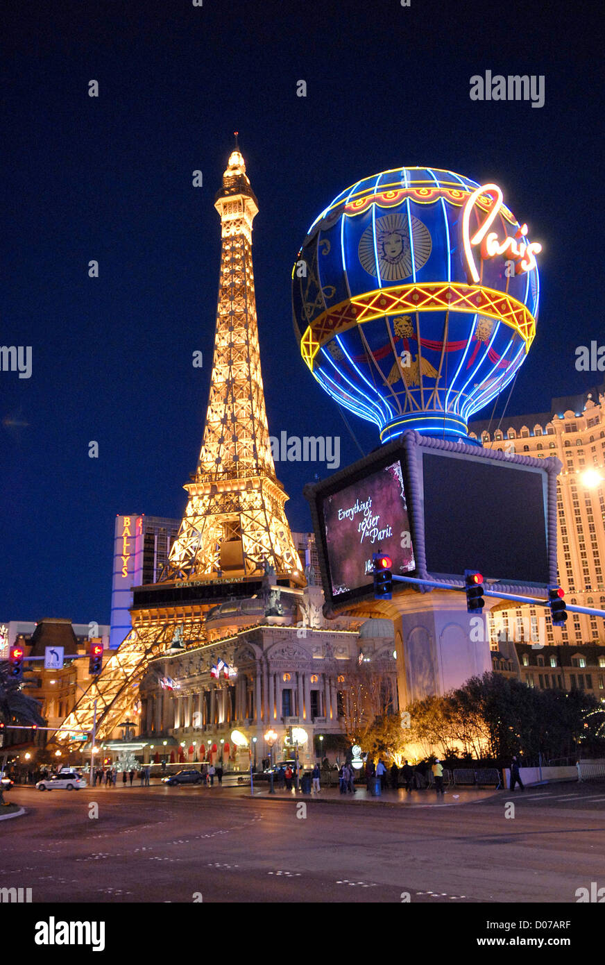 Der Strip von Las Vegas Stockfoto
