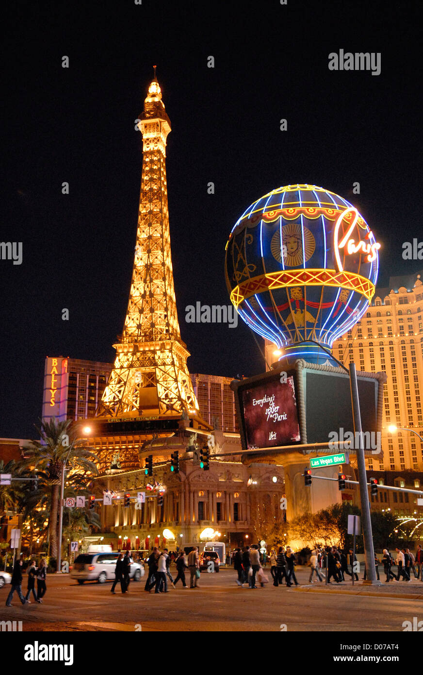 Der Strip von Las Vegas Stockfoto