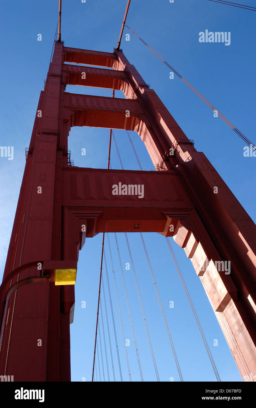 Der Turm von der Golden Gate Bridge Stockfoto