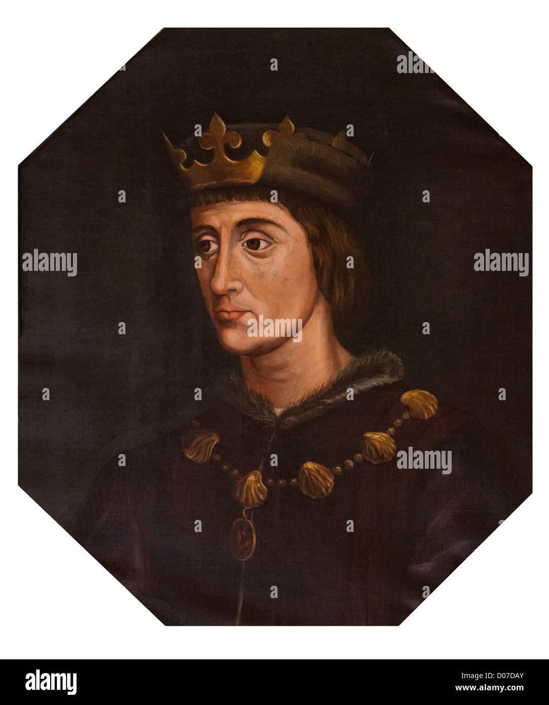 PORTRÄT VON LUDWIG XII. (1462-1515) DER KÖNIG DER SALON CHATEAU DE MAINTENON EURE-ET-LOIR (28) FRANKREICH Stockfoto