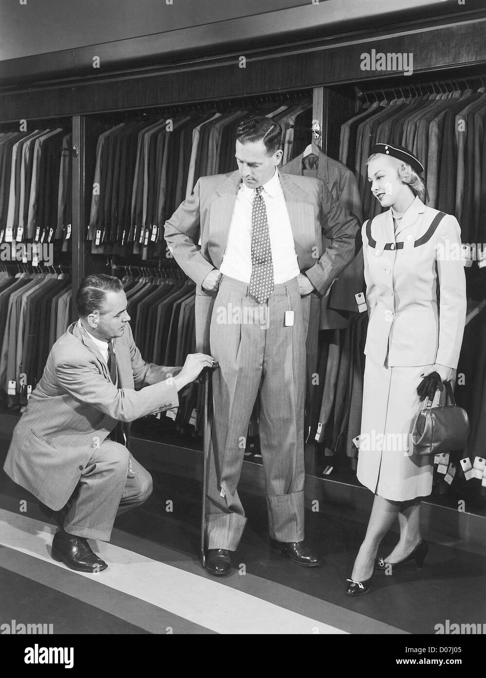 Schneider Messtechnik Herrenhosen Stockfoto