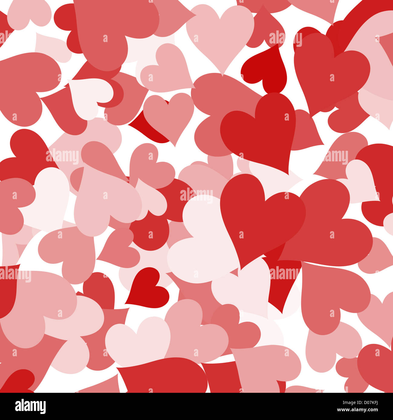 Papierhintergrund Herzen Formen zeigen Liebe Romantik und Valentinstag Stockfoto