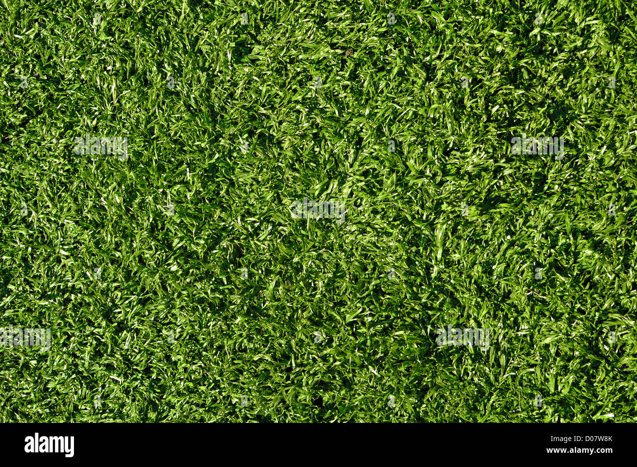 Gefälschte Grass verwendet für Fußball, Football, Baseball oder Golf Stockfoto
