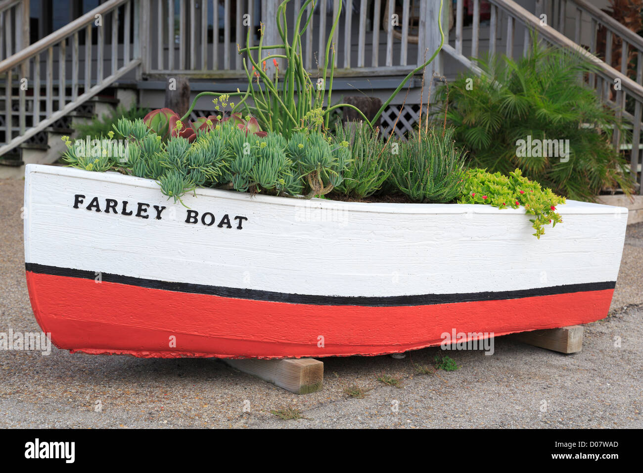 Farley Boot, Port Aransas, Golf von Mexiko, Corpus Christi, Texas, USA Stockfoto