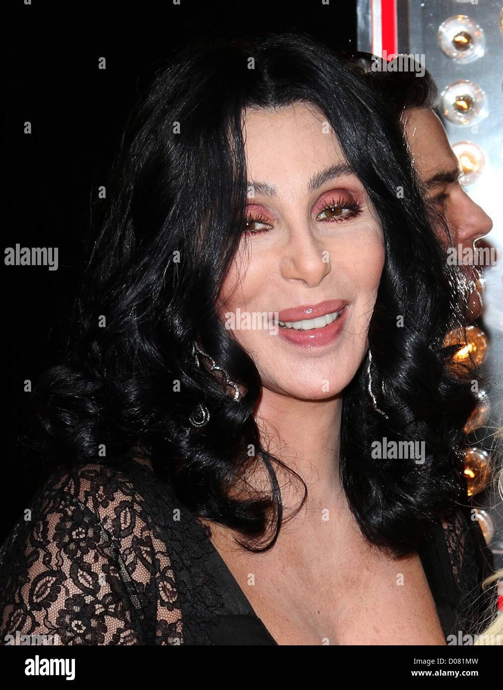 Cher Los Angeles-Premiere von "Burlesque" statt, bei der Graumans Chinese Theatre Hollywood, Kalifornien Stockfoto