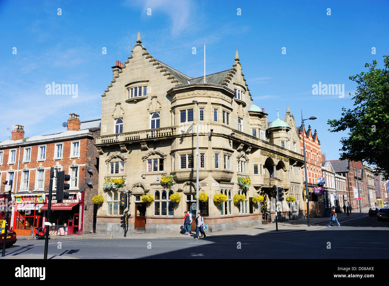 Philharmoniker Pub und Speiseräume in Hope Street, Liverpool. Stockfoto