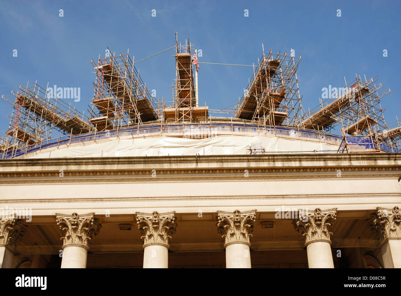 Manchester Central Library Gebäude nur von außen. Stockfoto