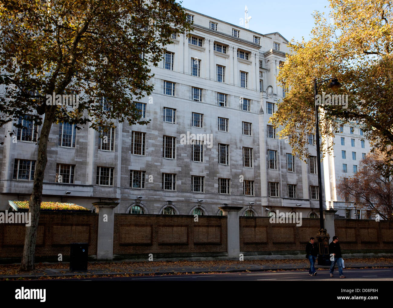 Curtis Green-building in Whitehall, wird London berichtet, dass neue Heimat der Metropolitan Police HQ Stockfoto