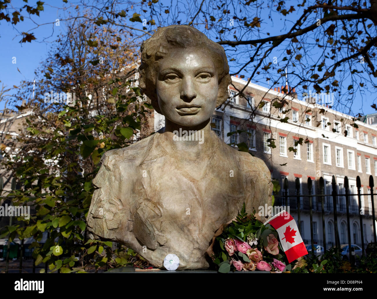 Statue Von WWII Special Operations Executive Heldin Noor Inayat Khan Am