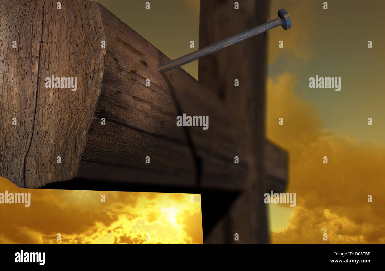 Das Kreuz von Golgatha Ort der Hoffnung Stockfotografie Alamy