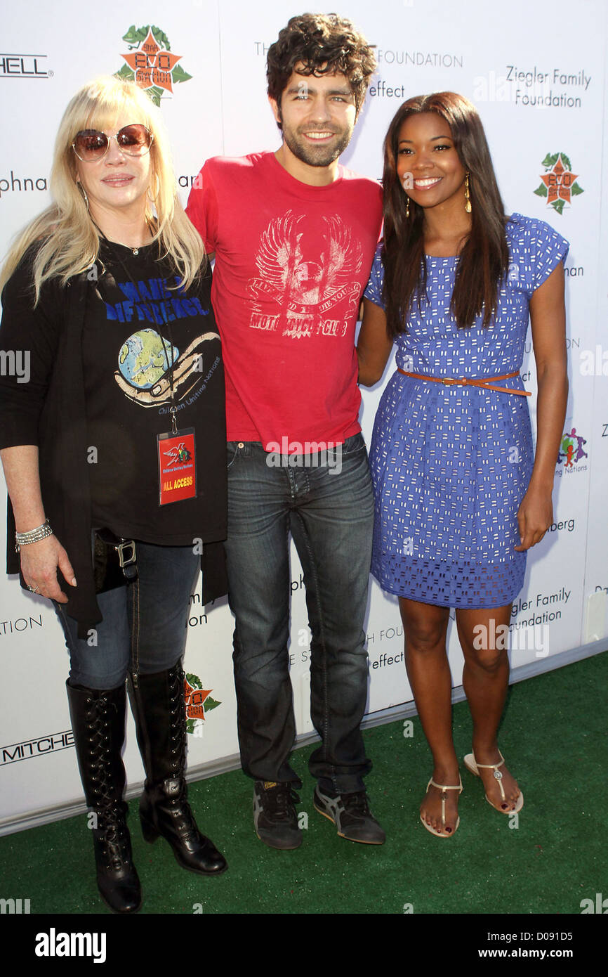 Adrian Grenier Gabrielle Union Kinder Uniting Nations 12 Jahrlichen Tag Der Kind Veranstaltung Abgehaltenen Star Eco Station Culver Stockfotografie Alamy