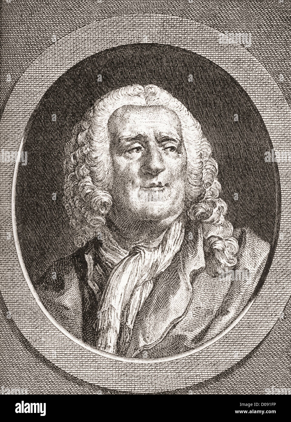 Alexis Piron, 1689 – 1773. Französischer Epigrammatiker und Dramatiker. Stockfoto