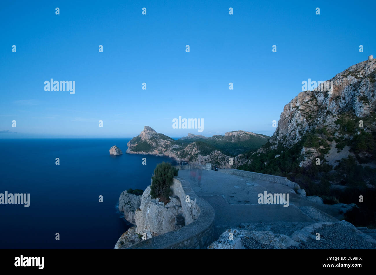 Mirador des Colomer, Cap de Formentor, Mallorca, Spanien Stockfoto