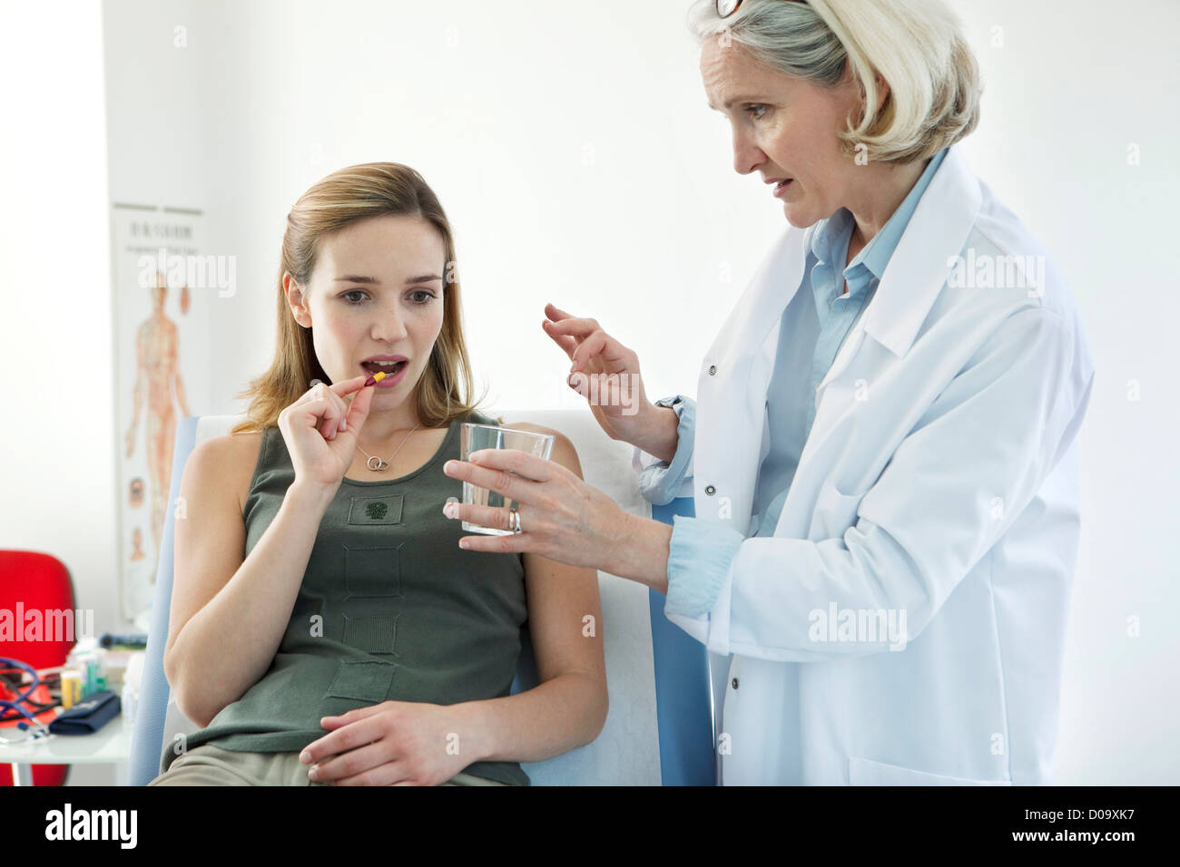 KLINISCHE STUDIE Stockfoto