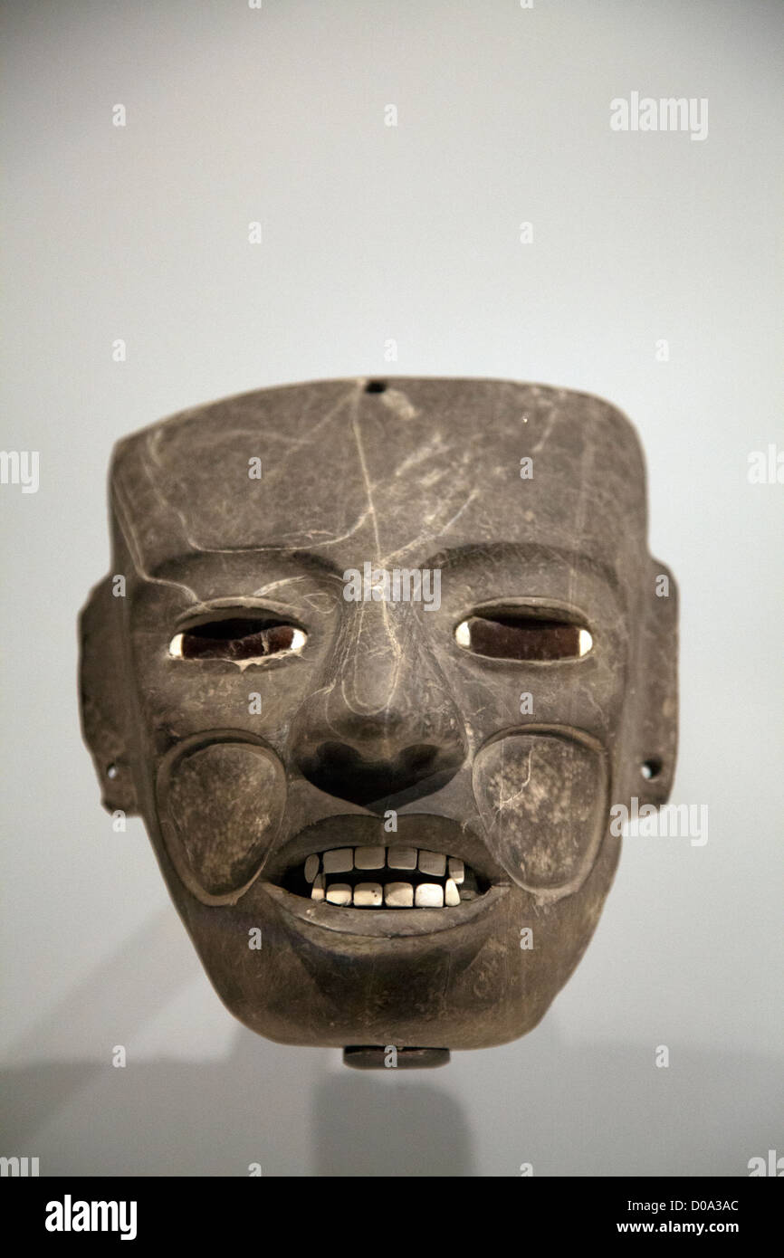 Museo De Sitio - Teotihuacan Museum in Mexiko - Maske Stockfoto