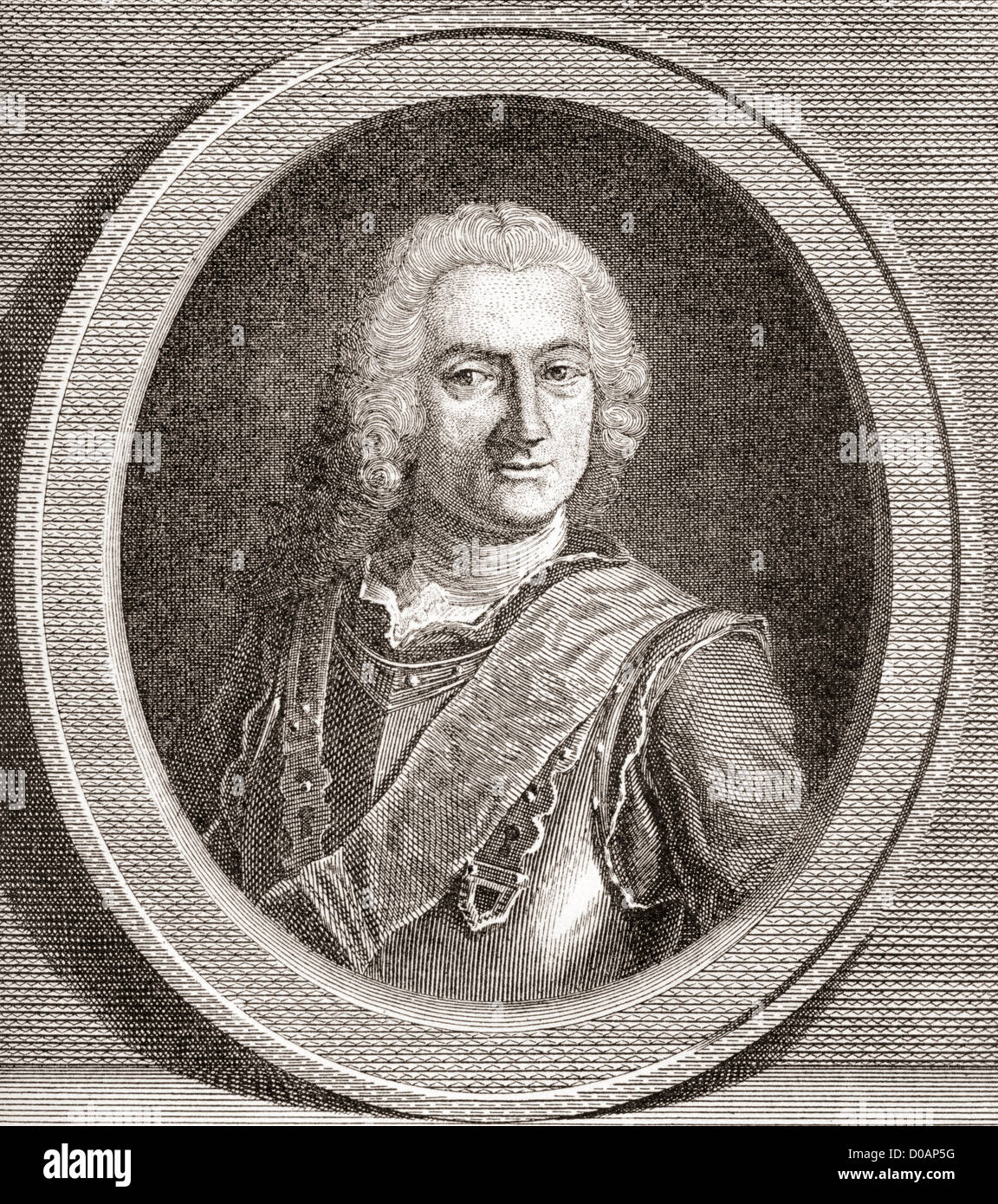 François Jean-Baptiste Desmarets, 1682-1762. Marquis von Maillebois. Marschall von Frankreich. Stockfoto