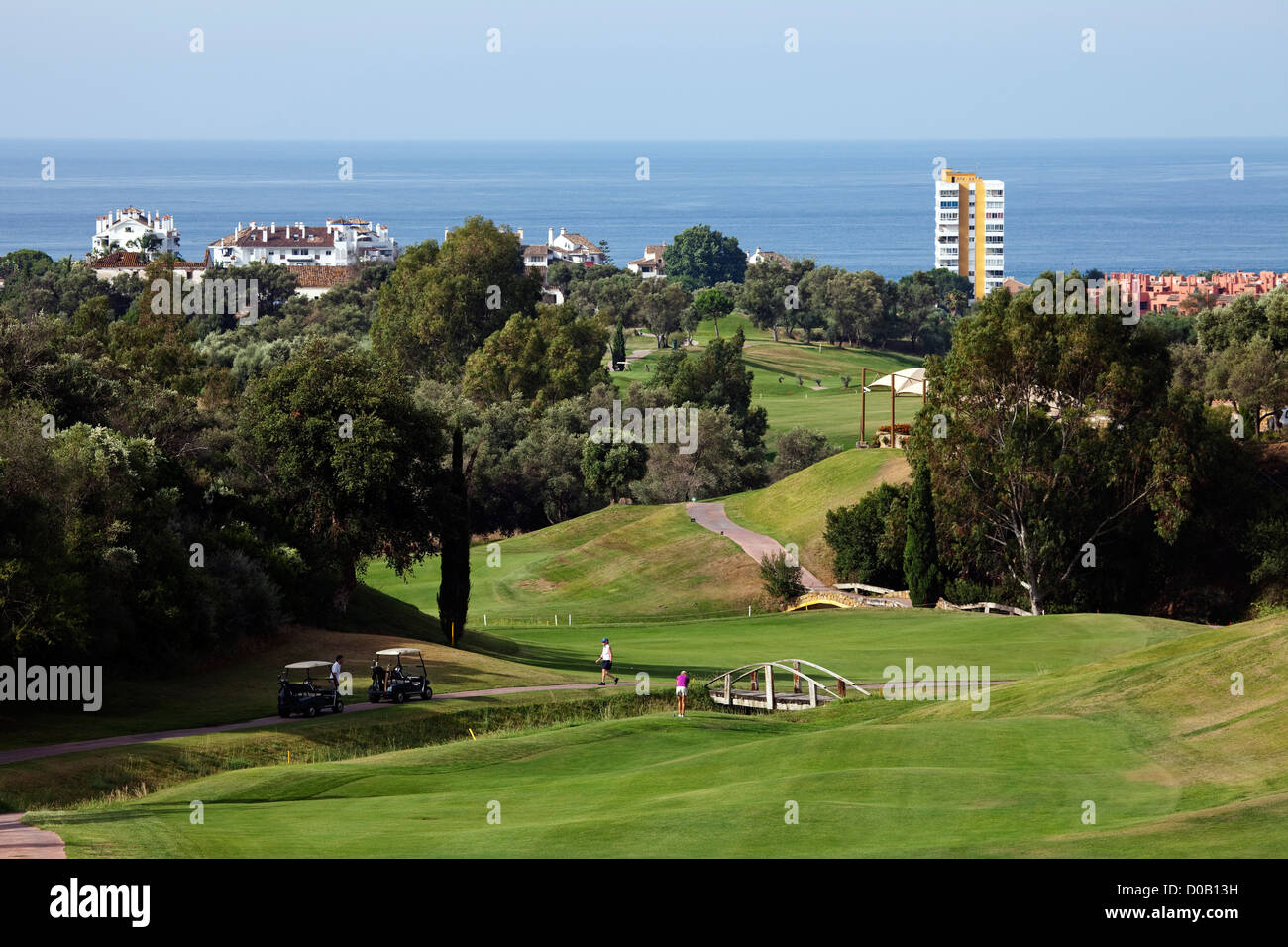 Marbella Club Golf Malaga Costa Del Sol Andalusien Spanien Stockfoto