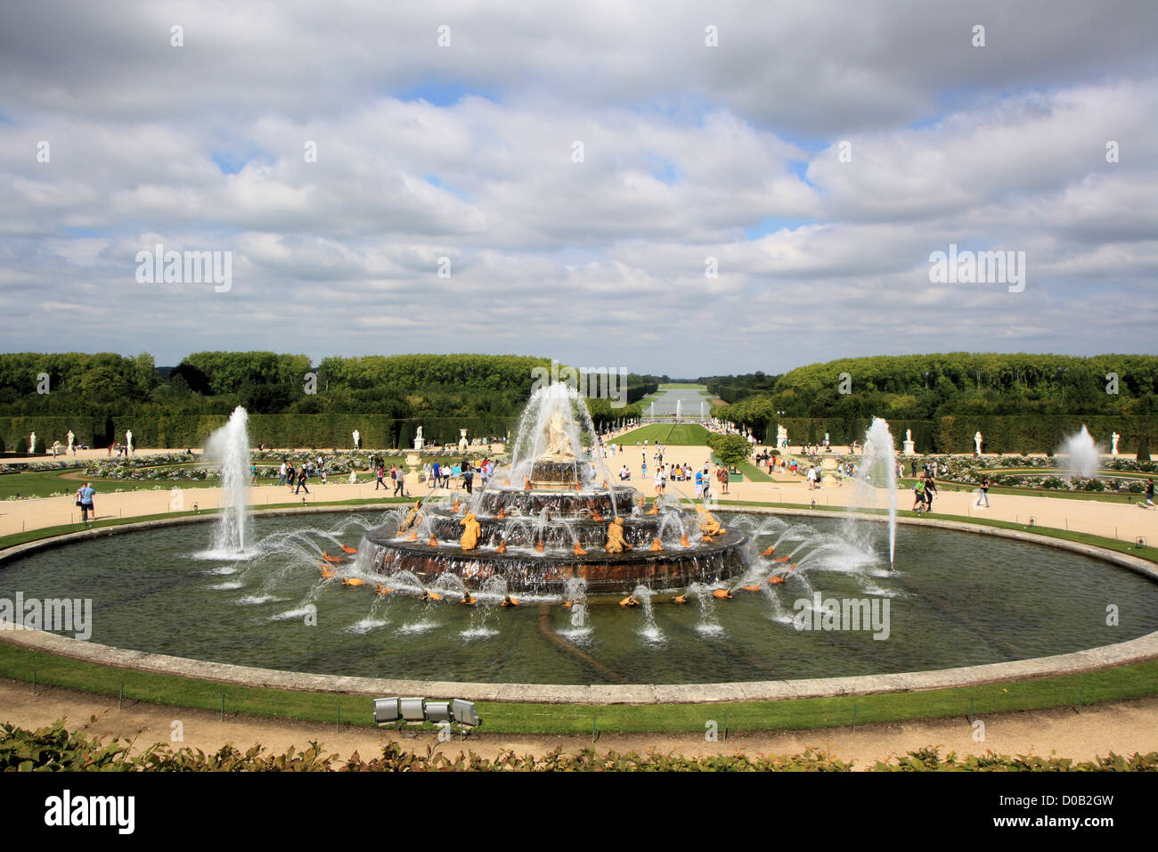 Garten von Versailles, Versailles, Frankreich Stockfoto