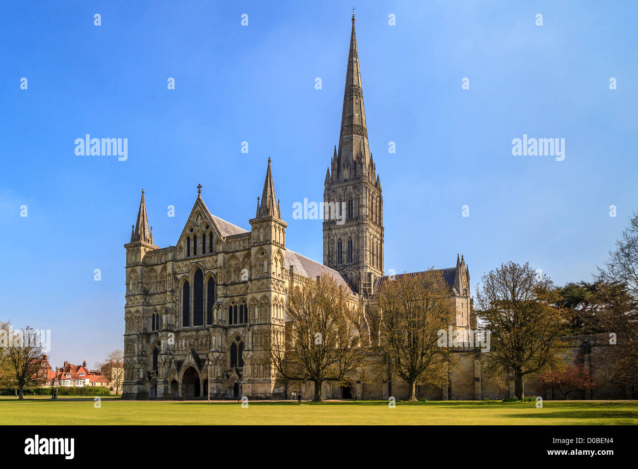 Kathedrale von Salisbury, Südengland Stockfoto