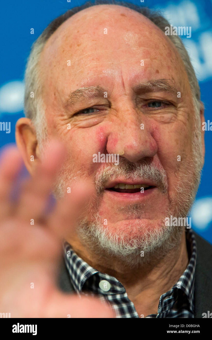 Pete Townshend, Gitarrist von The Who. Stockfoto