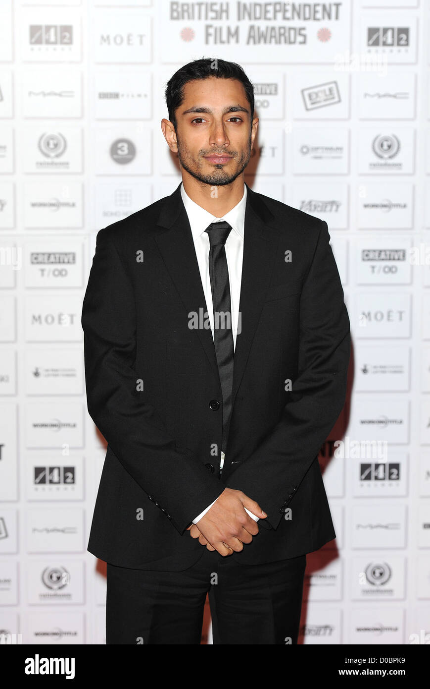 Riz Ahmed The British Independent Film Awards statt am Old Billingsgate Markt - Ankünfte. London, England - 05.12.10 Stockfoto