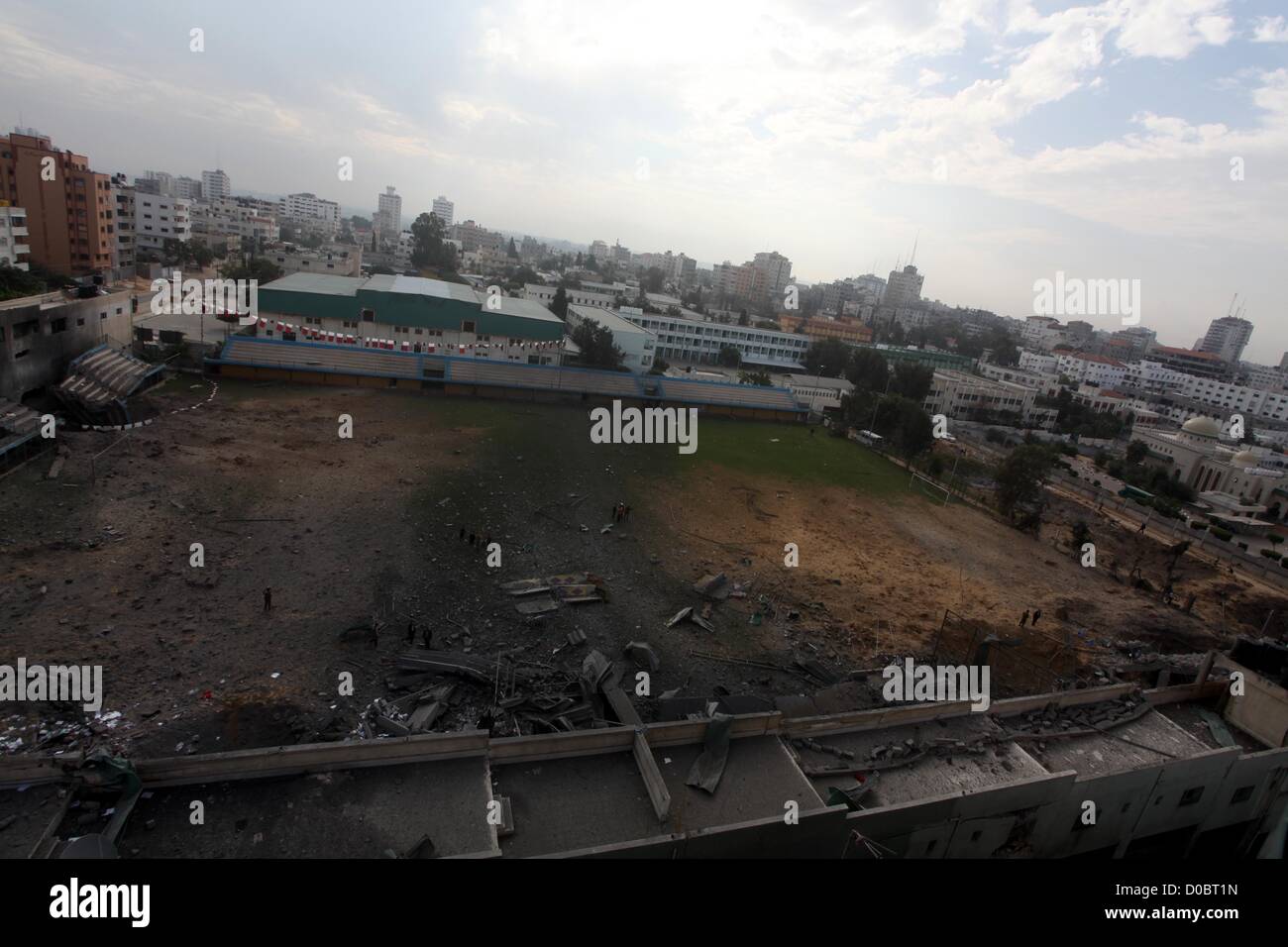 22. November 2012 - Gaza-Stadt, Gazastreifen, Palästina - Palästinenser ...