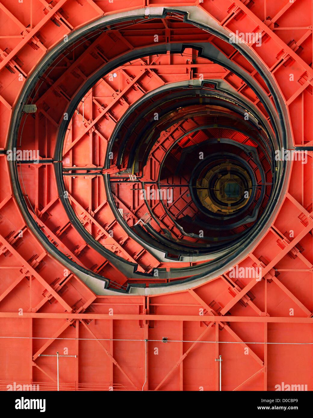 Saturn V Montage gut im Vehicle Assembly Building Stockfoto