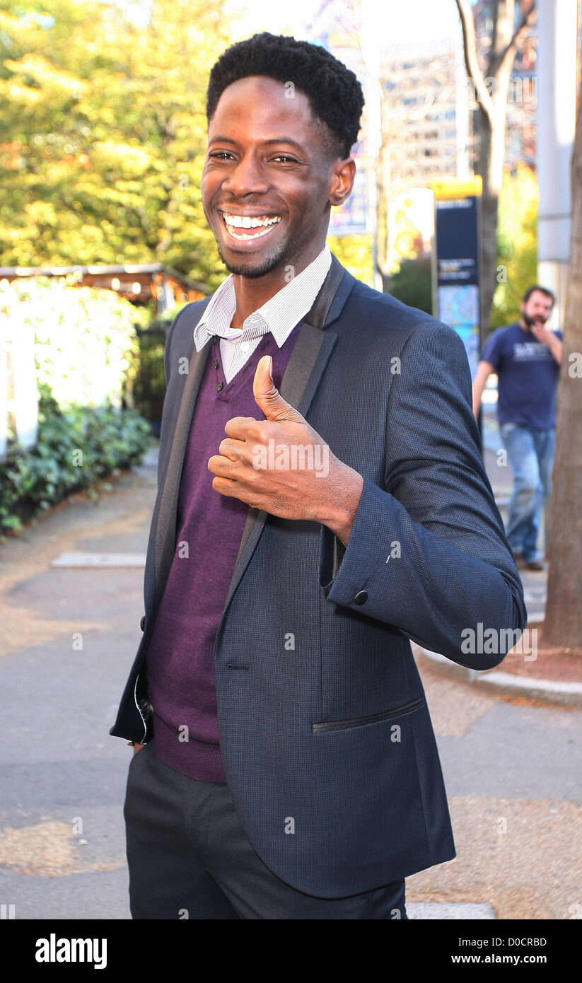 John Adeleye außerhalb der ITV Studios London, England - 25.10.10 Stockfoto