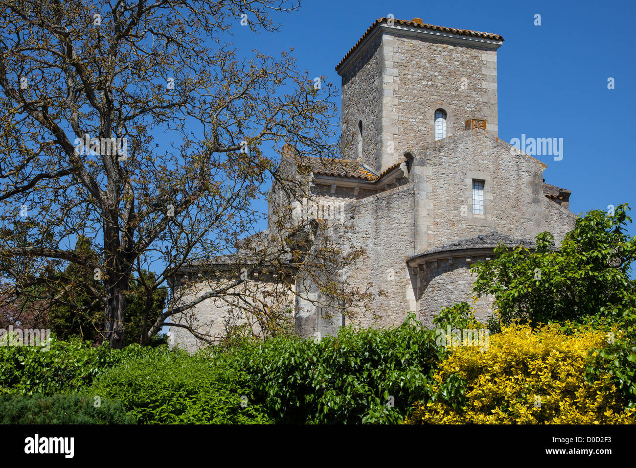 KAROLINGISCHEN ORATORIUM IN FRANKREICH VON GERMIGNY-DES-PRÉS LOIRET (45) Stockfoto