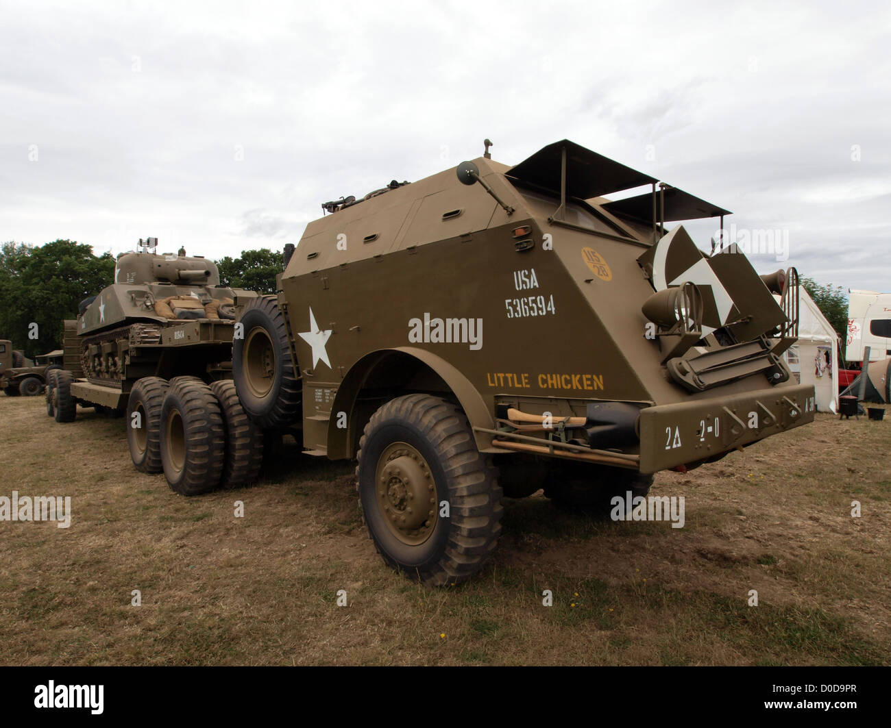 M25 Tank Transporter Dragon Wagon Stockfoto