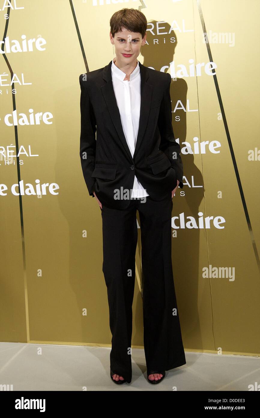 22. November 2012 - Madrid, Spanien - Saskia de Brauw besucht Marie Claire Prix De La Moda Awards 2012 im französischen Botschaft am 22. November 2012 in Madrid, Spanien. (Bild Kredit: Jack Abuin/ZUMAPRESS.com ©) Stockfoto