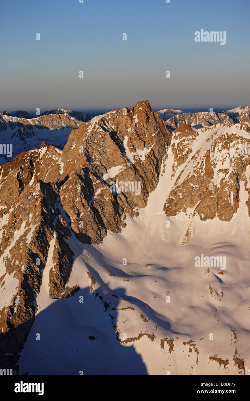 Mount Humphreys, die Berge der Sierra Nevada, Kalifornien. Stockfoto