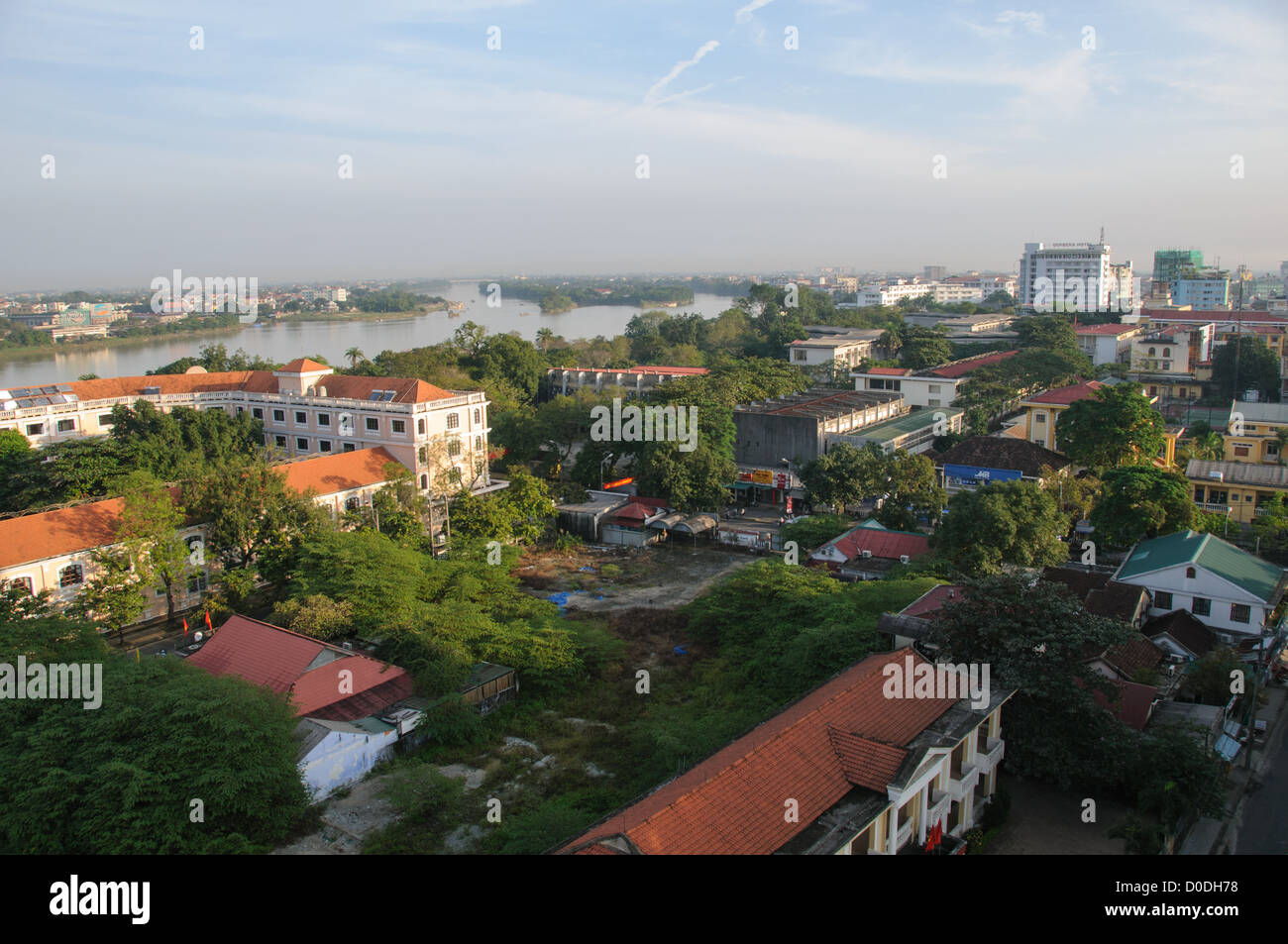 Luftaufnahme von Hue, Vietnam. Stockfoto