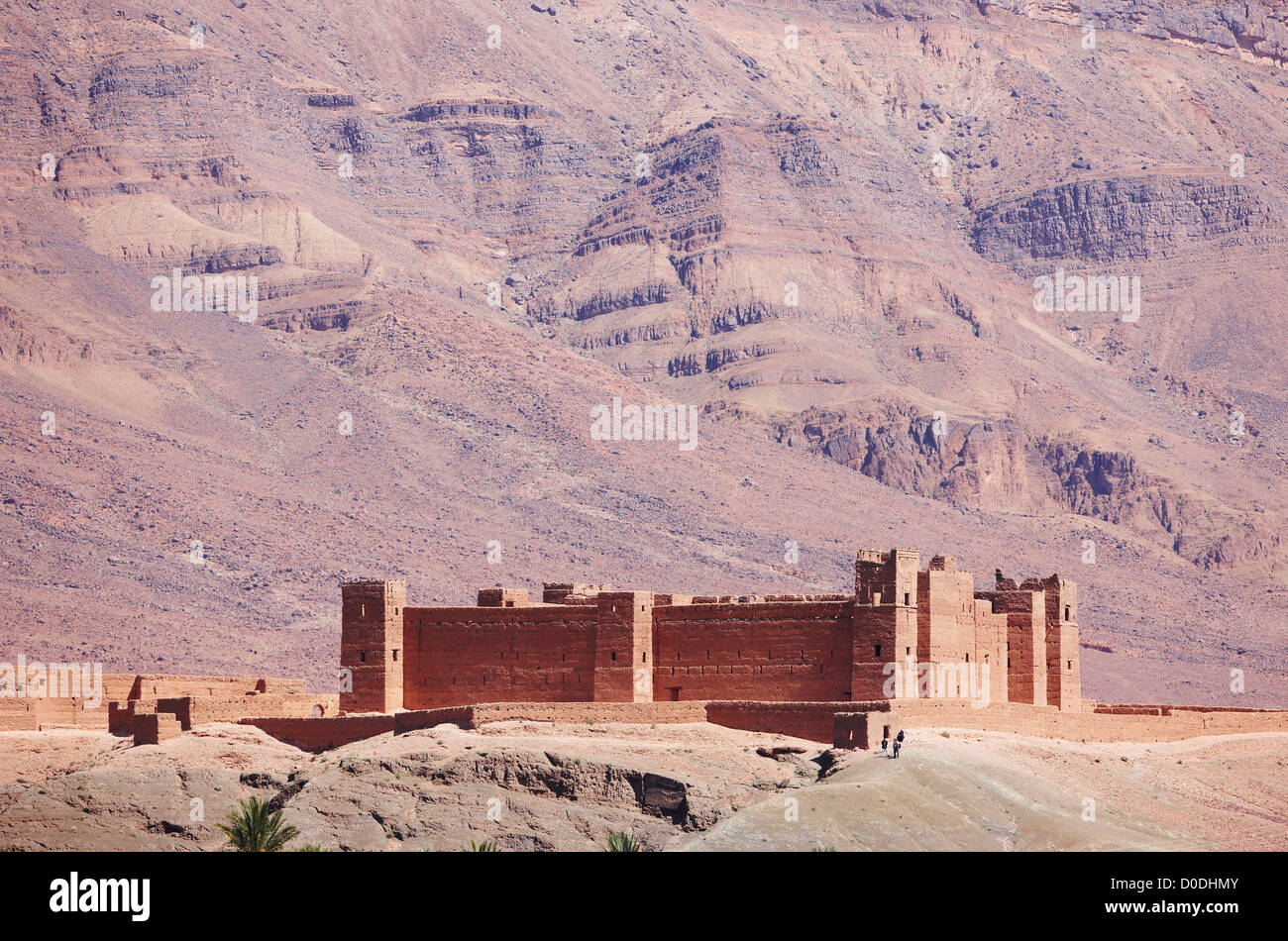Großen Gelände aus Stein gebaut, Atlasgebirge, Marokko Stockfoto