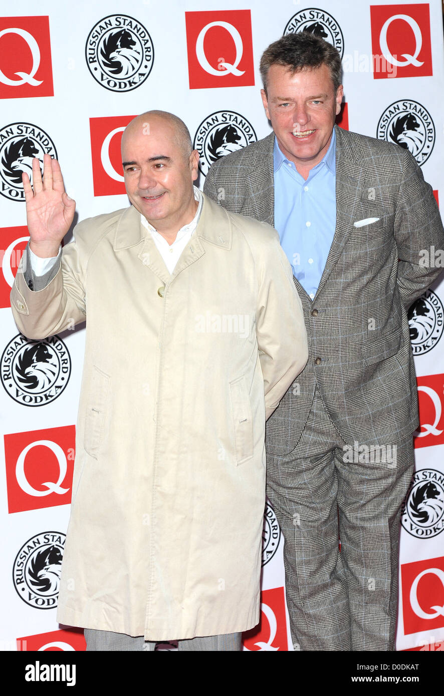 Suggs und Chris Foreman The Q Awards 2010 statt im Grosver House - Ankünfte London, England - 25.10.10 Stockfoto