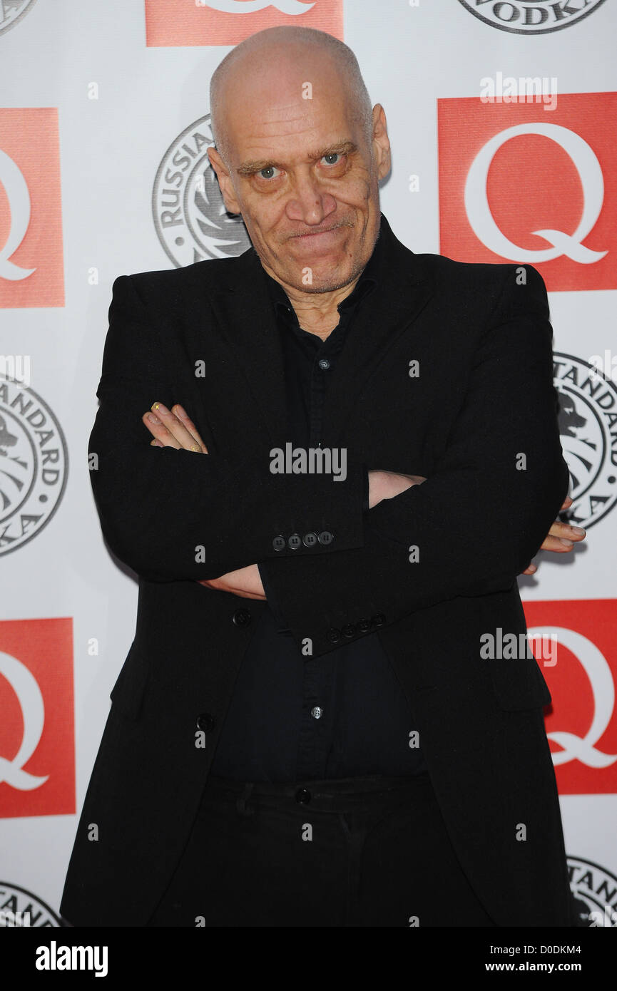 Wilko Johnson, The Q Awards 2010 statt im Grosvenor House-Ankünfte. London, England - 25.10.10 Stockfoto