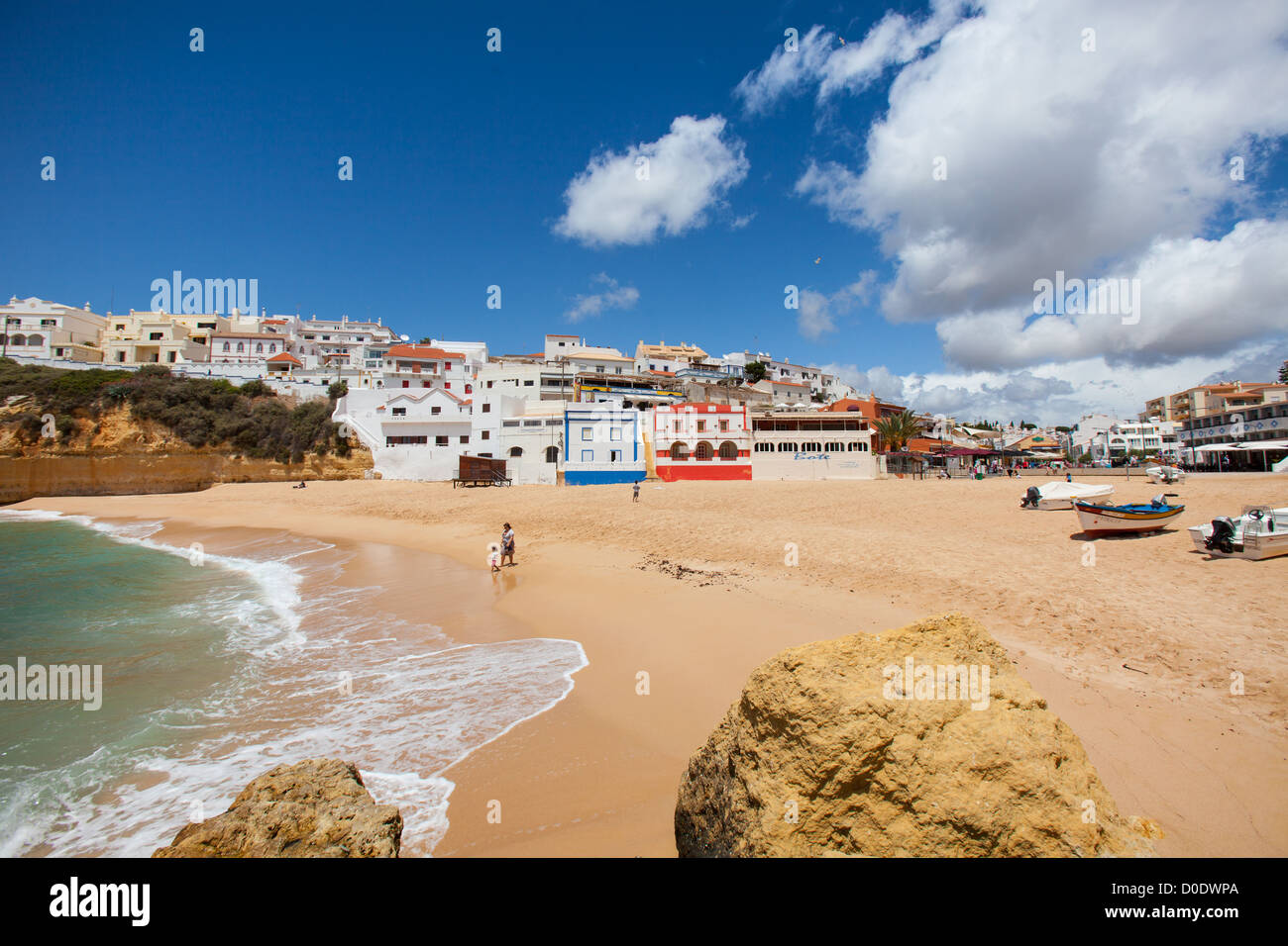 Carvoeiro an der Algarve in Portugal Stockfoto