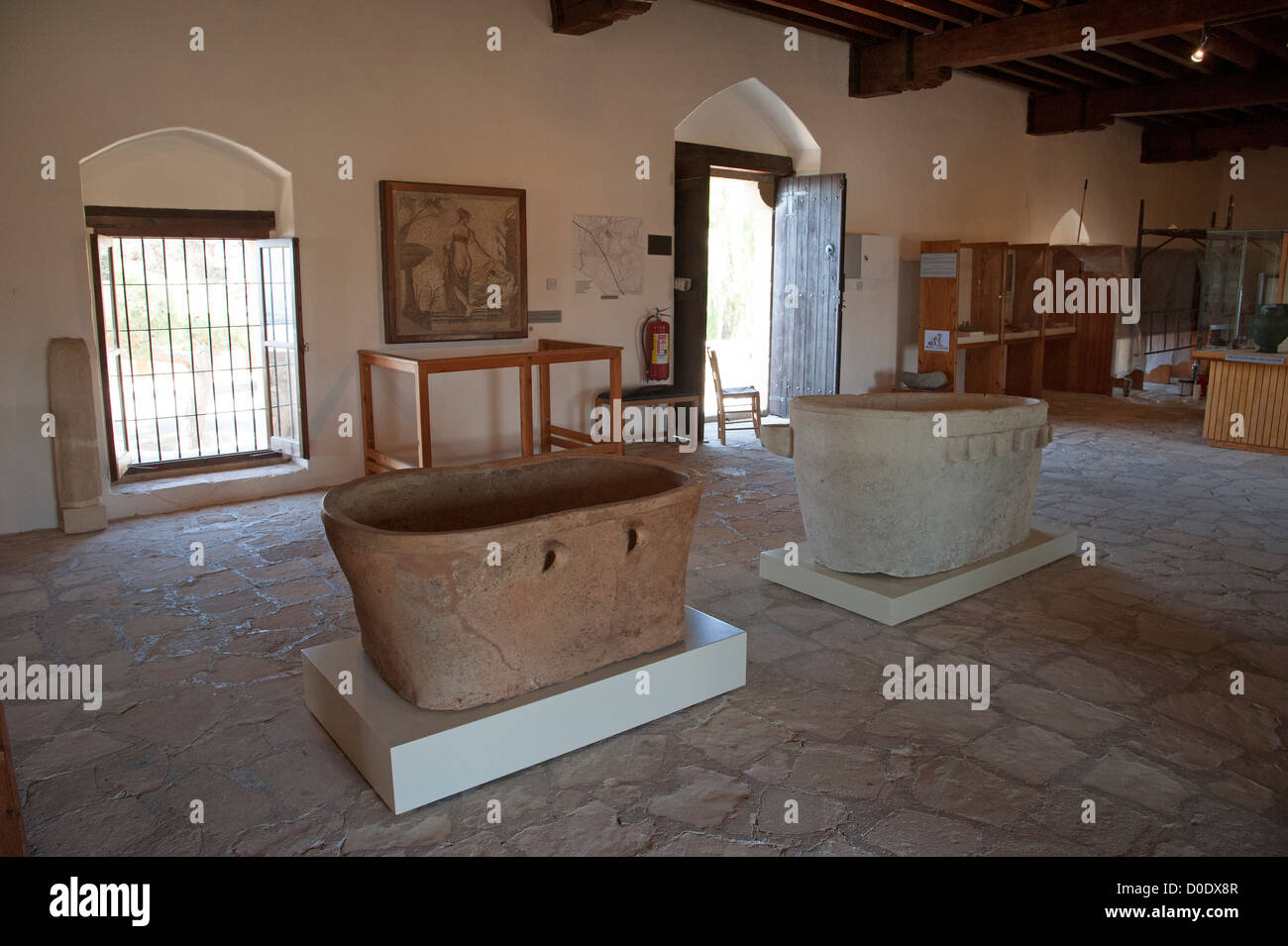 Palaipafos Museum am Heiligtum der Aphrodite in Kouklia Dorf östlich von Paphos Zypern Stockfoto