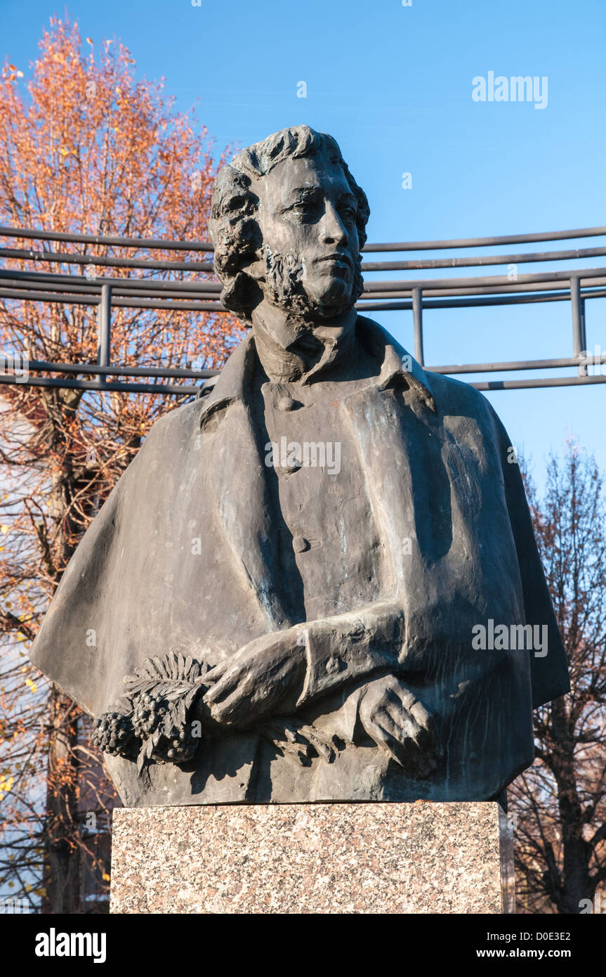 Alexander Puschkin-Denkmal Stockfoto