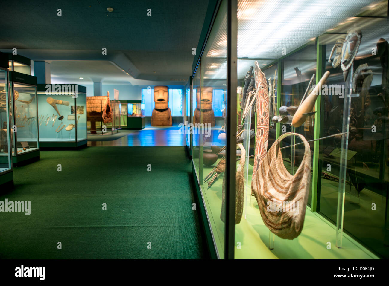 Pazifische Kulturen Ausstellung im Museum of Natural History in New Yorks Upper West Side Nachbarschaft, neben dem Central Park. Stockfoto