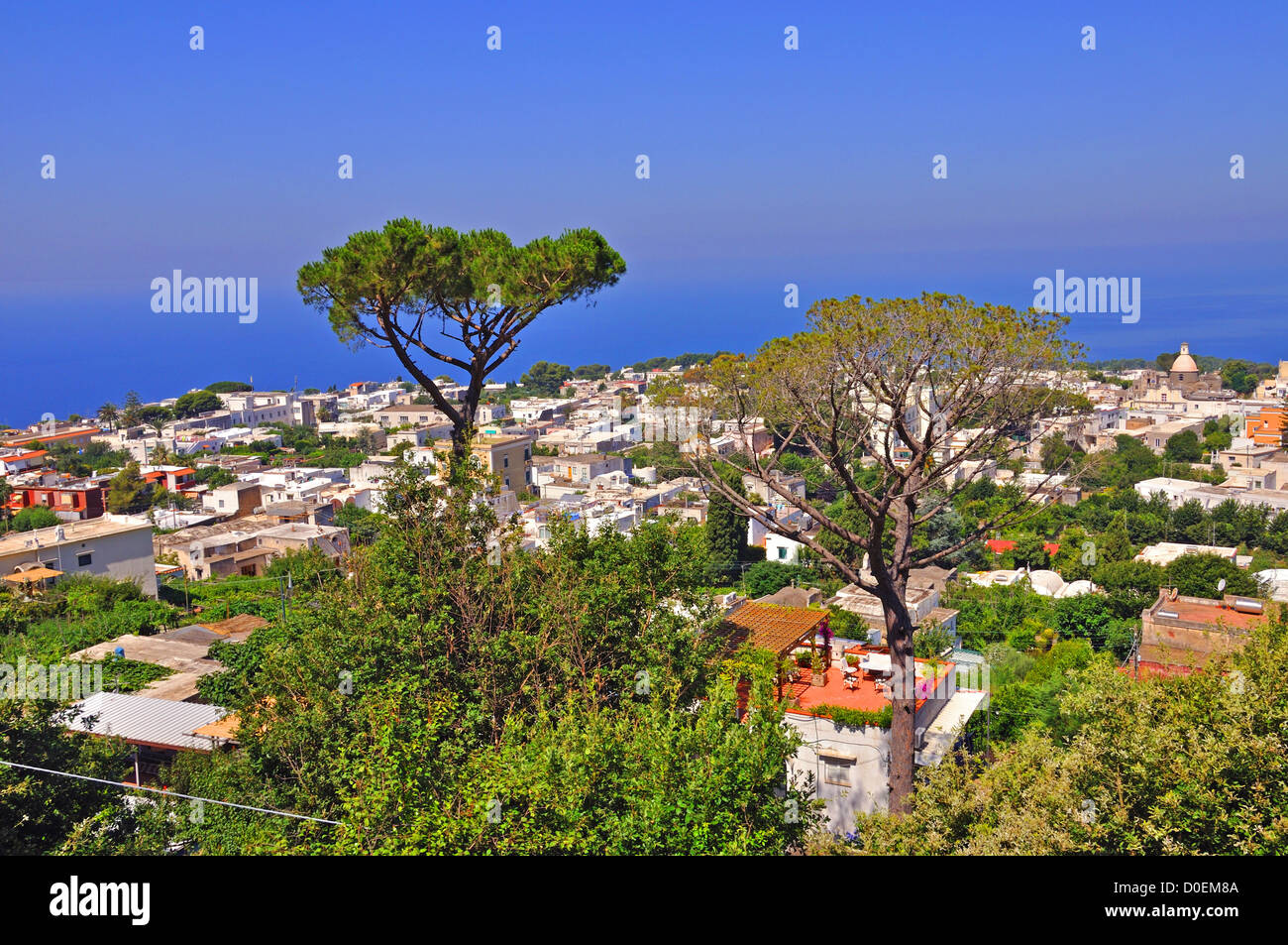 Anacapri Capri Italien Stockfoto