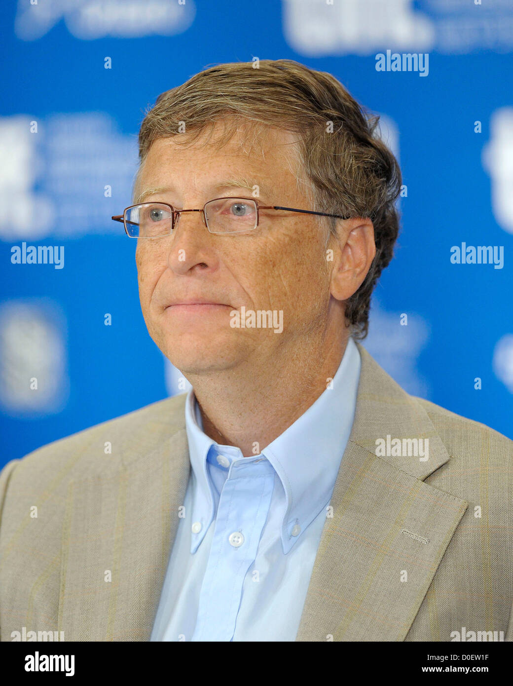Bill Gates die th-Toronto International Filmfestival "Waiting for Superman" im Hyatt Regency Pressekonferenz Stockfoto