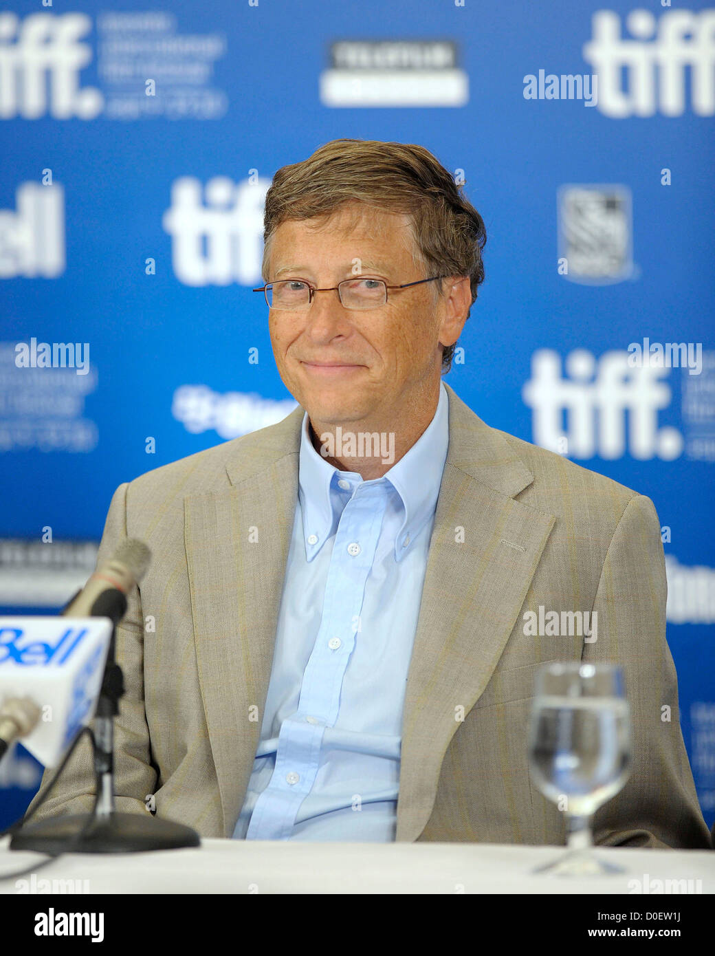 Bill Gates der 35. Toronto International Film Festival "Waiting for Superman" Pressekonferenz abgehalten im Hyatt Regency Stockfoto