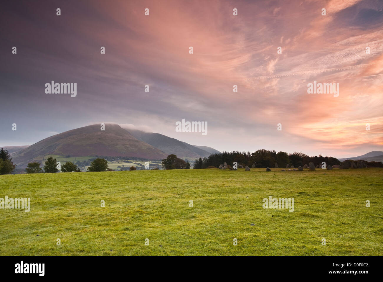 Die mächtigen fiel der Blencartha in den Lake District National Park. Stockfoto