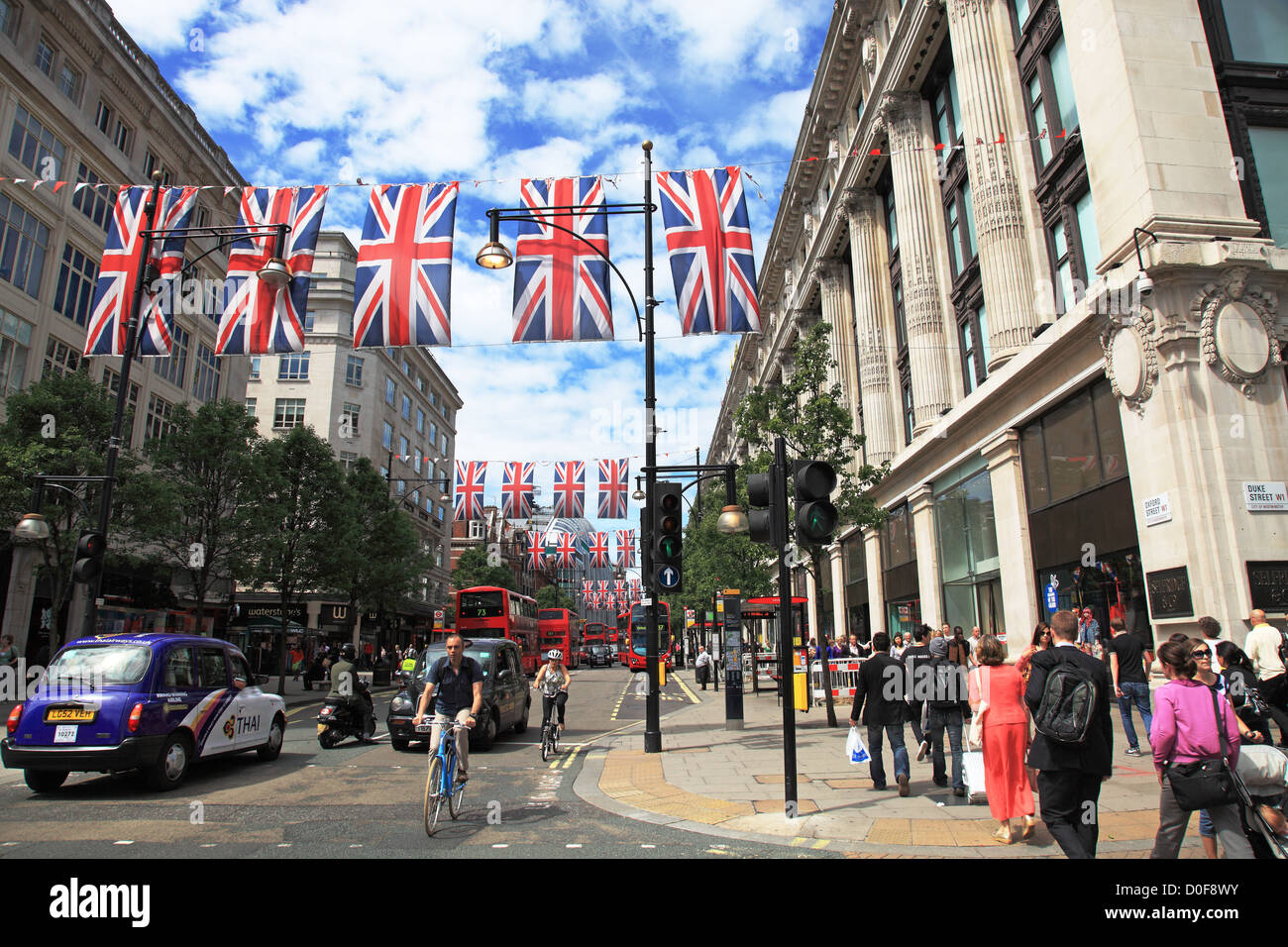 Oxford Street, London England UK Stockfoto