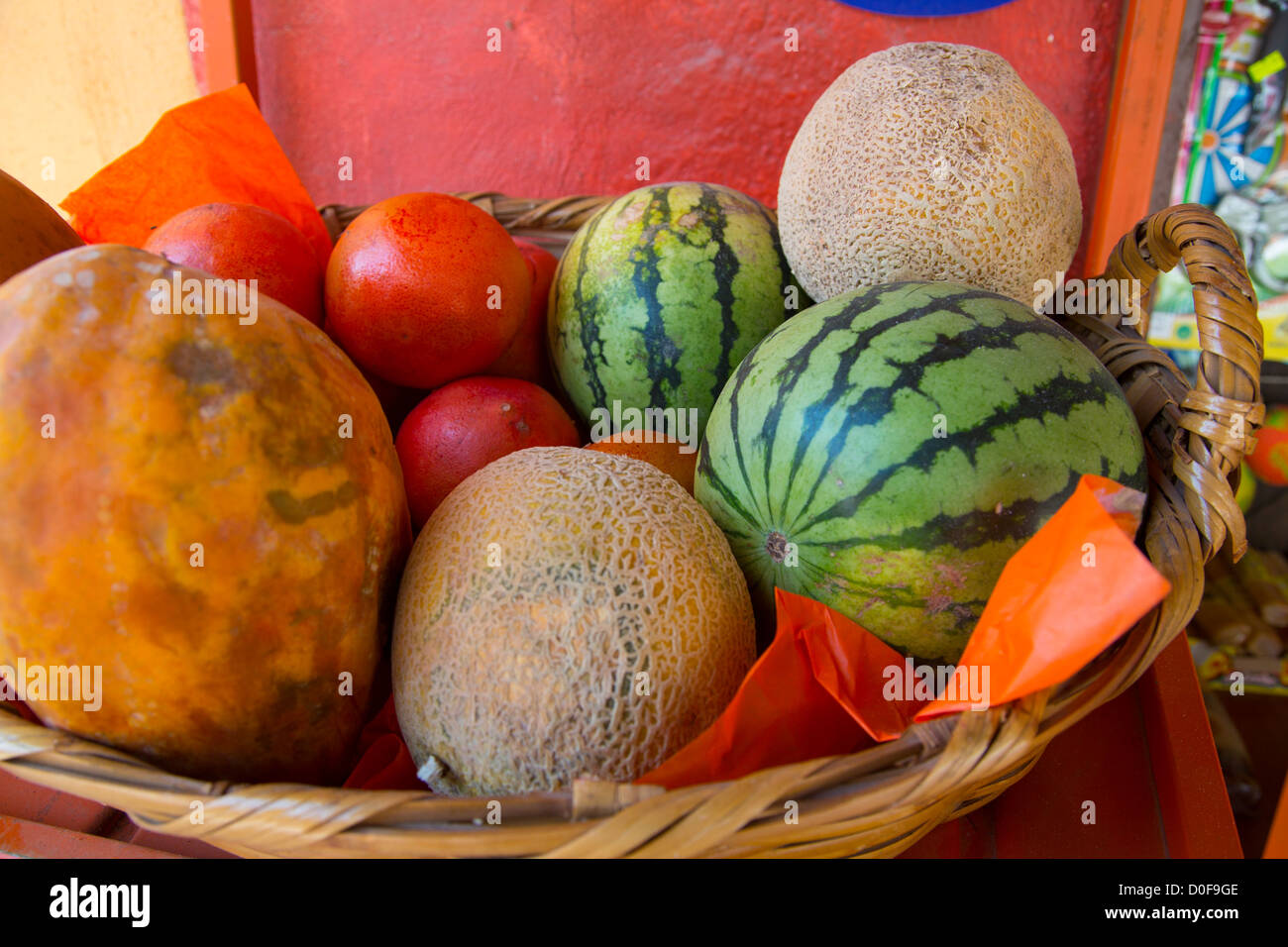 Melonen, Manzanolla, Costalegre, Jalisco, Mexiko Stockfoto