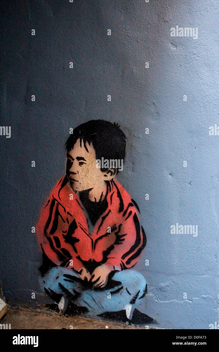 Bristol-graffiti Stockfoto